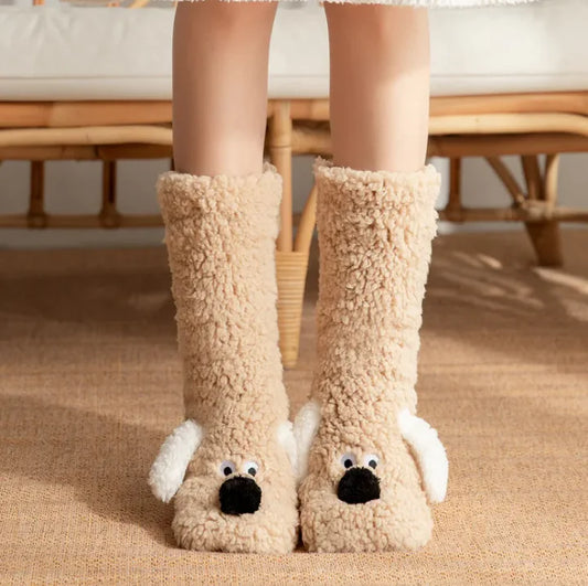 Ladies Cozy Fur baby Socks