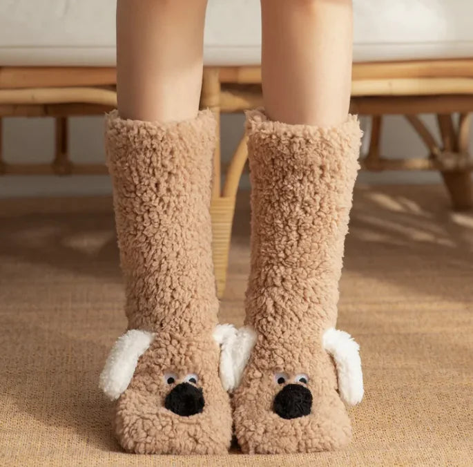 Ladies Cozy Fur baby Socks