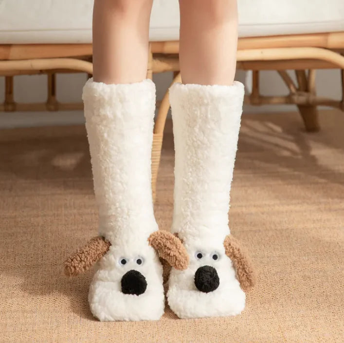 Ladies Cozy Fur baby Socks